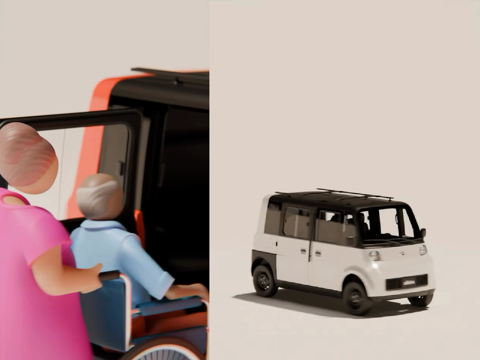 Auto olinia personas con discapacidad