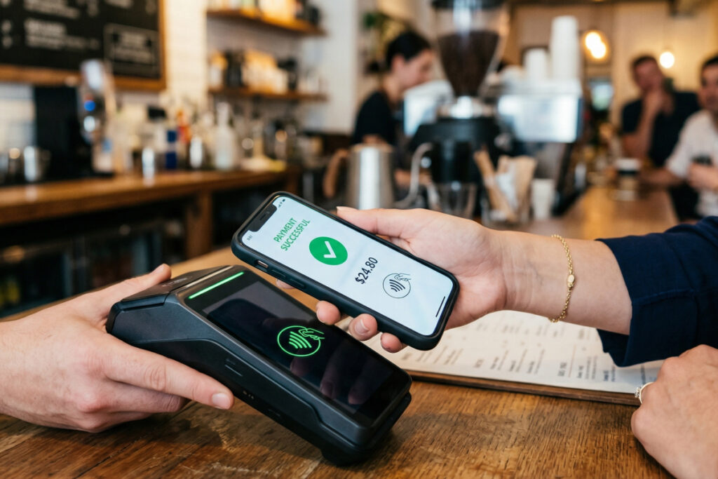 El pagos sin contacto funcionan a través de la tecnología NFC. (Fuente: AdobeStock)