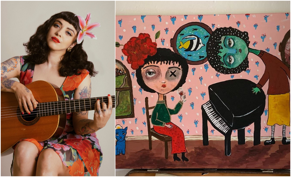 *Mon Laferte abrirá una galería de arte* con sus obras en Tepoztlán