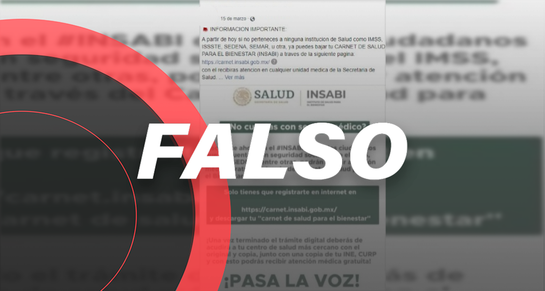 INSABI no solicita carnet de salud para brindar atención médica