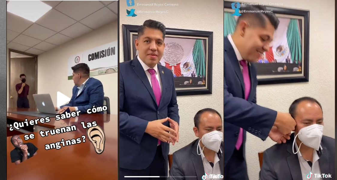 Método de 'tronar anginas' que difundió diputado es riesgoso, más en pandemia