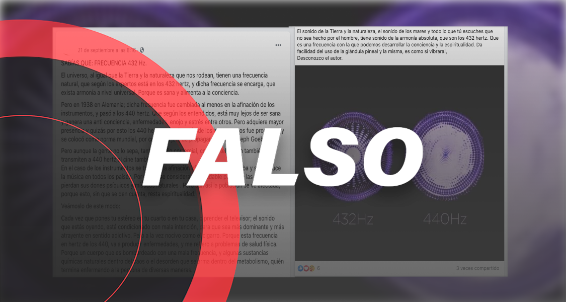 Es falso que la música tenga una *frecuencia de 440 hertz para controlar tu mente*