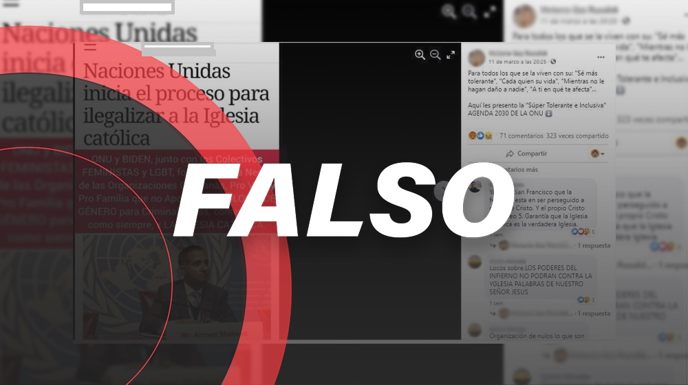 La ONU no inició un proceso para 'ilegalizar' a la iglesia católica