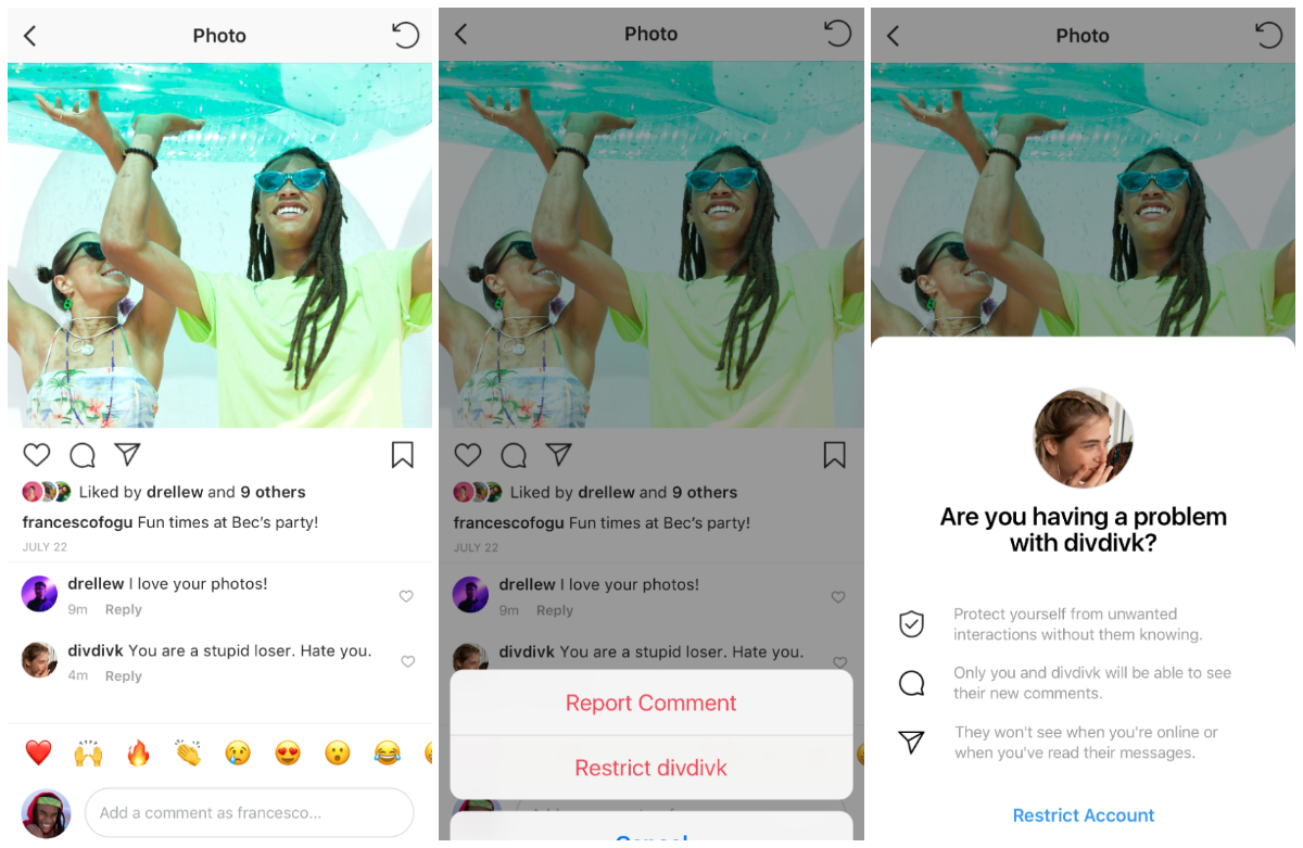 Instagram ahora tiene un 'bloqueo soft' para combatir el *ciberbullying*