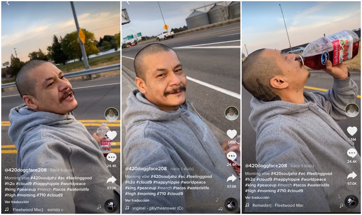 ¿Viste el video del hombre cantando en patineta? Es Nathan Apodaca el chicano con más vibe de TikTok