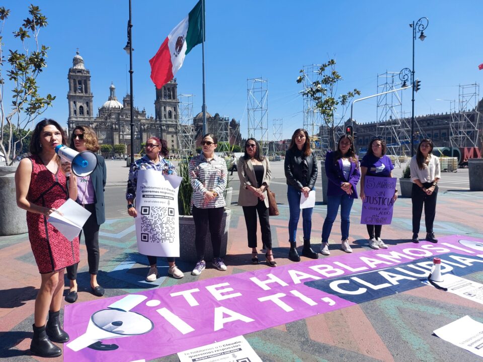 Víctimas y activistas exigen a Sheinbaum agenda con perspectiva de género