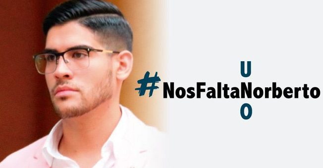 #NosFaltaNorberto: secuestran a universitario al salir de clases