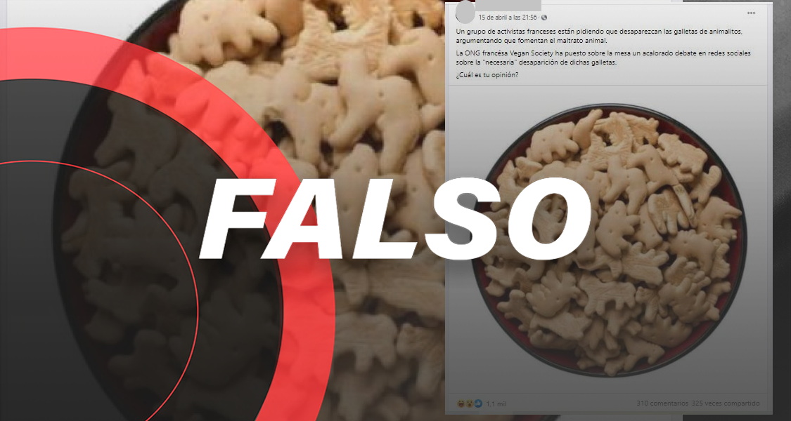 ¡No! *La Vegan Society no quiere prohibir las galletas de animalitos*