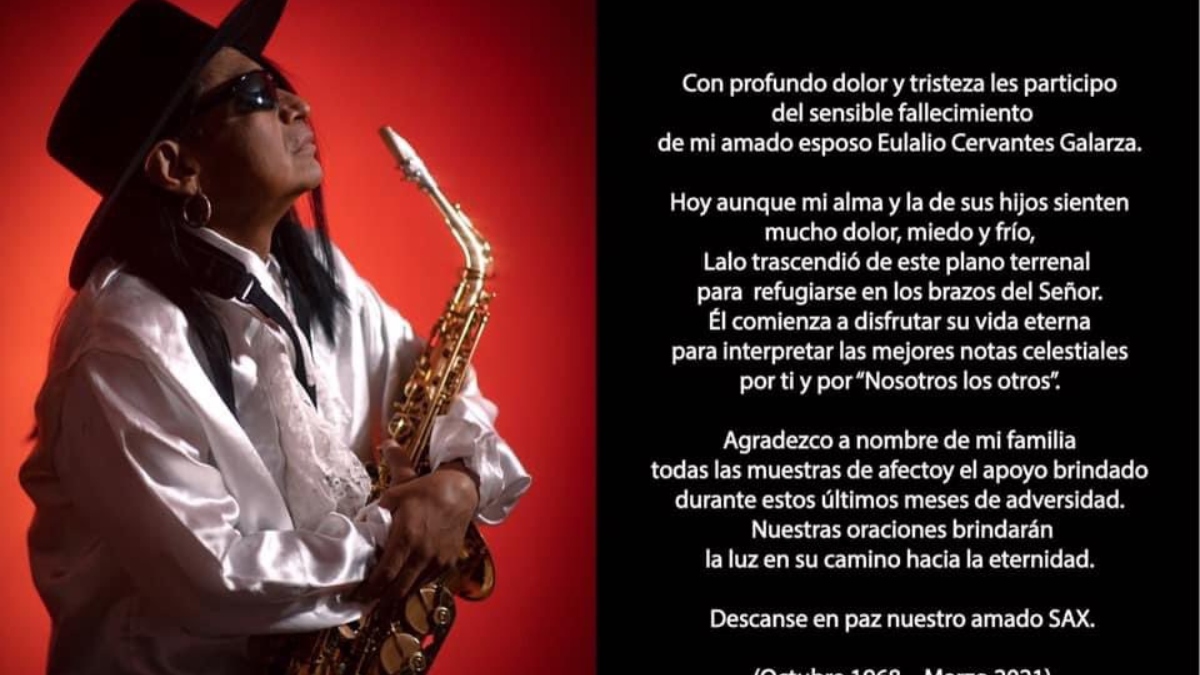Luto en el Rock mexicano: *Murió Sax, fundador de la Maldita Vecindad*, a causa de COVID-19