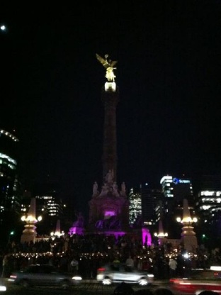 “Velada por la Paz” en el Ángel para recordar a 50 mil muertos por la violencia