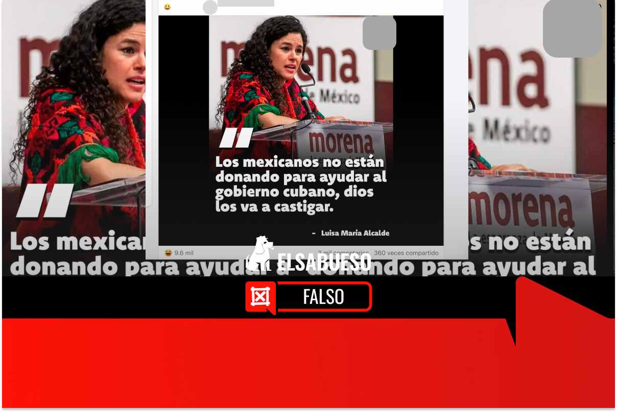 Falso que Alcalde dijo que a mexicanos que no ayuden a Cuba los castigará Dios