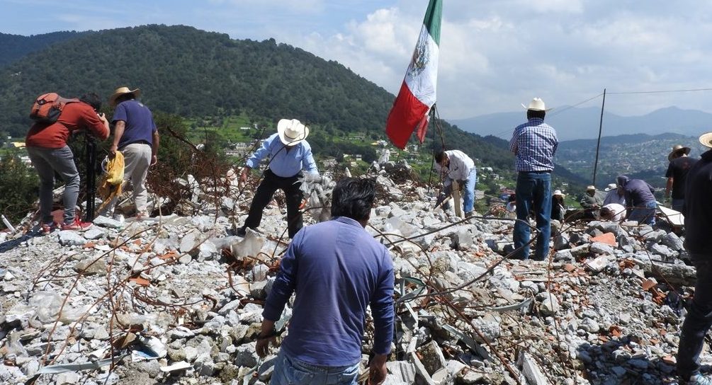 El derribo del Castillo en Xochicuautla, la afrenta contra habitantes expuesta ante la ONU