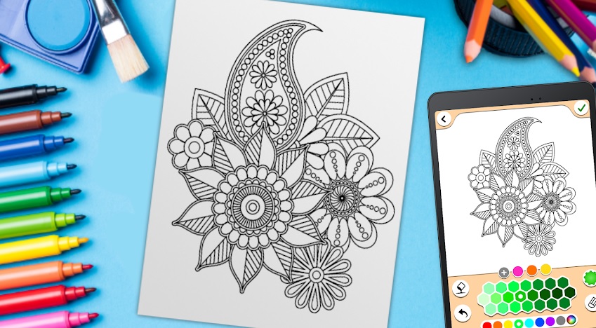 ¡Olvida el sacapuntas! *5 apps gratis para colorear mandalas y más en tu celular o tablet*