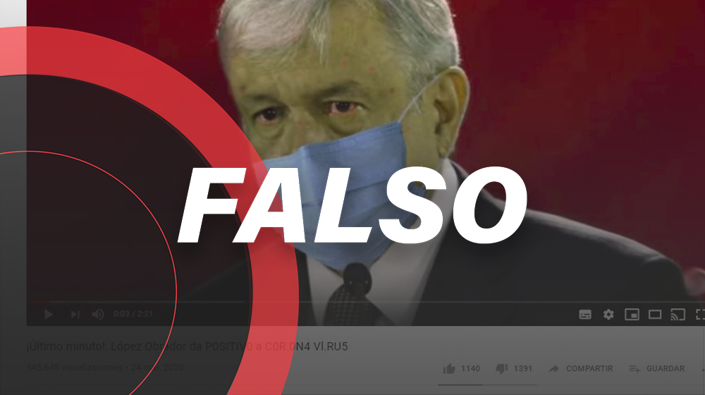 La secretaria de salud no confirmó que AMLO tiene COVID-19