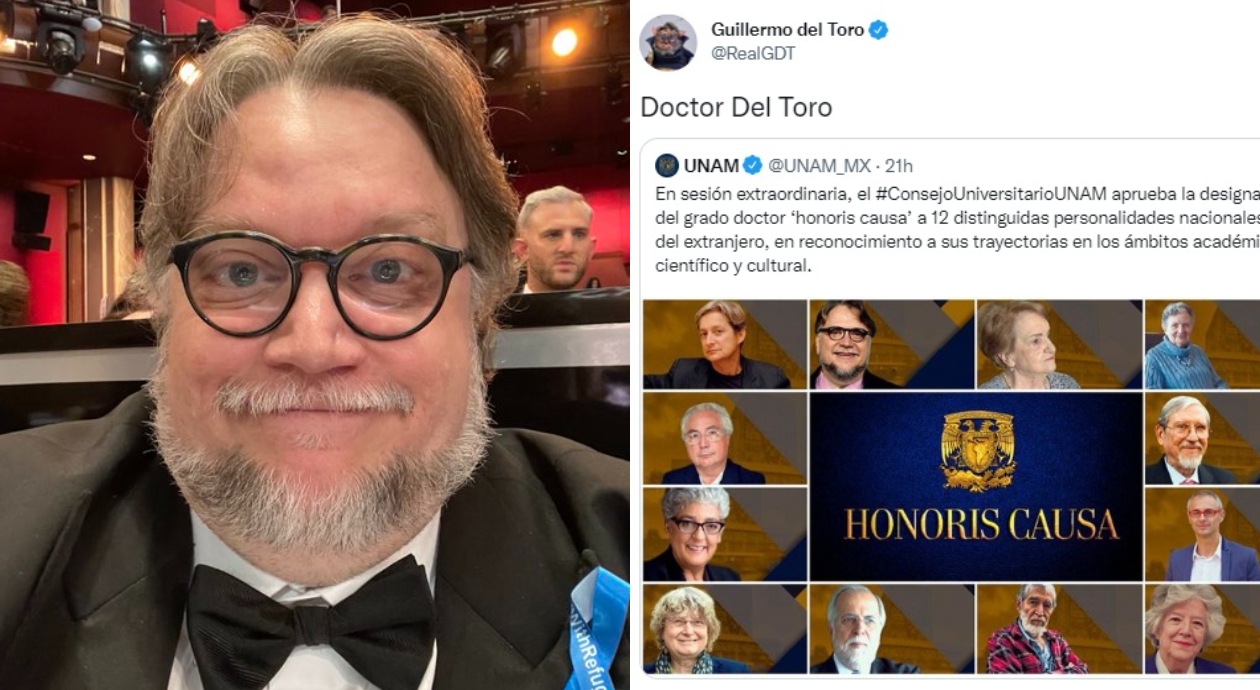 ¡Más que merecido!: *UNAM reconocerá a Guillermo del Toro como doctor 'Honoris Causa'*