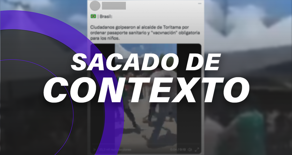 Video no muestra alcalde agredido en Brasil ni se relaciona con vacunación...