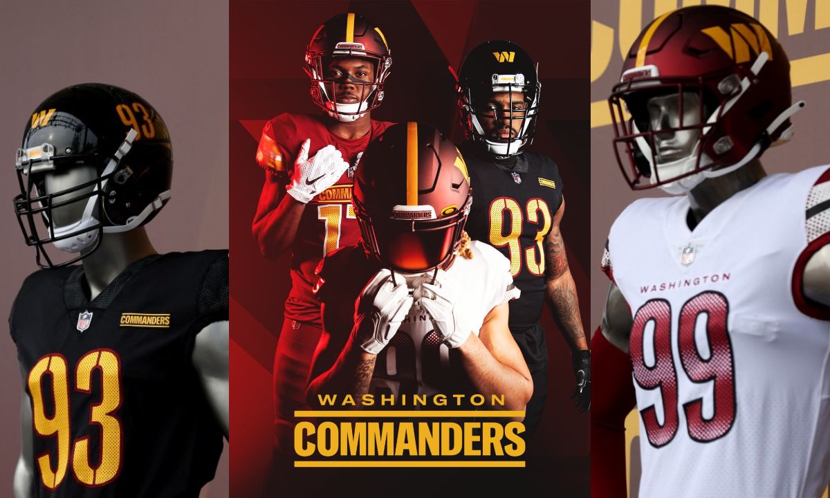 Los ex Redskins estrenan nombre y logotipo: *conoce a los Washington Commanders*