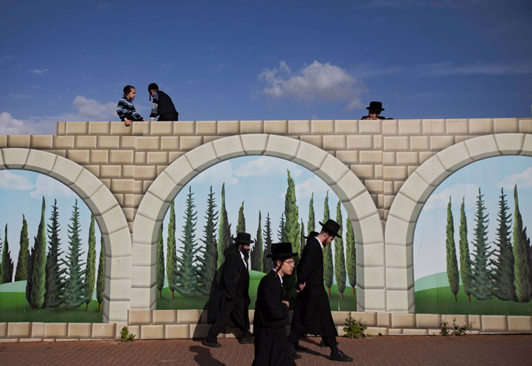 Calderón, Ebrard y Peña celebran el año nuevo judío