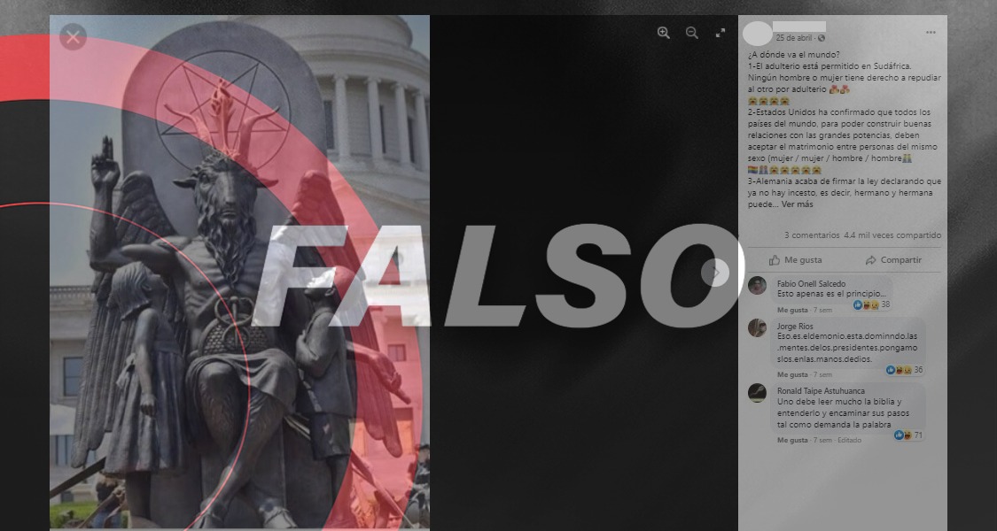 Ni incesto legal, ni sexo con animales, ni 'porno' en escuelas: *¡este texto de Facebook es falso!*