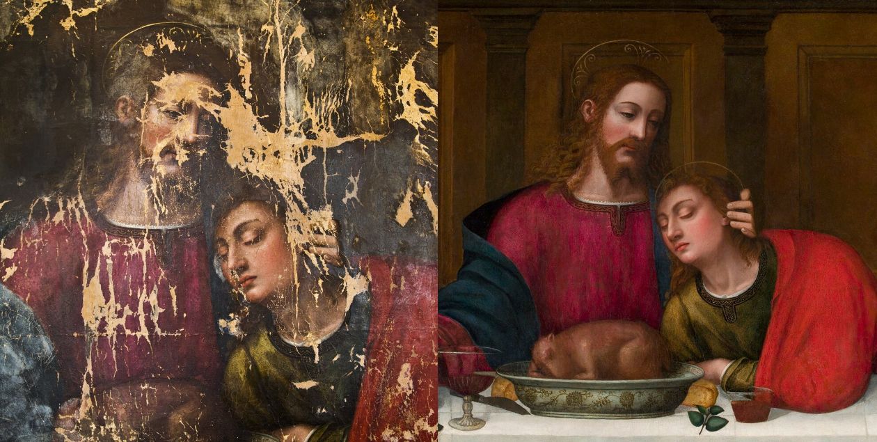 Mujeres restauran 'La Última Cena' de la pintora renacentista *Plautilla Nelli*