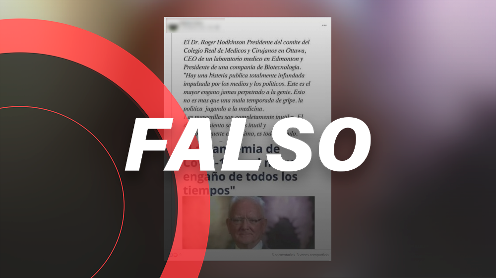 La COVID no es un engaño: estos dichos desinforman sobre la pandemia