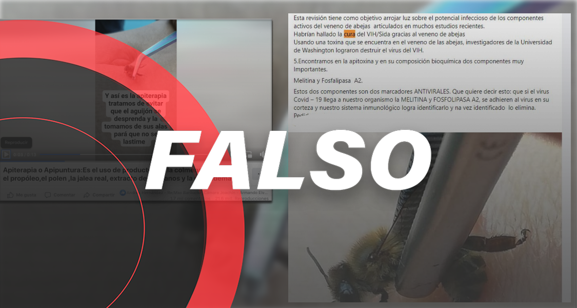 No hay pruebas científicas que sustenten a la apiterapia como cura del...