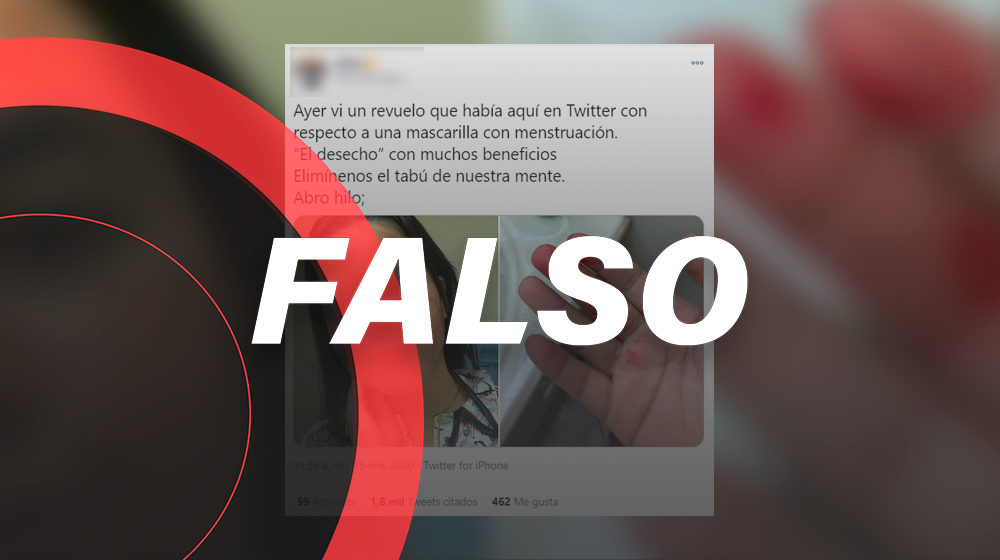 Noup, ponerte *sangre menstrual en la carita no es un tratamiento facial efectivo*