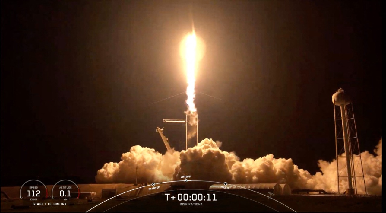 *Despega con éxito Inspiration4 de SpaceX*, la primera misión espacial de civiles