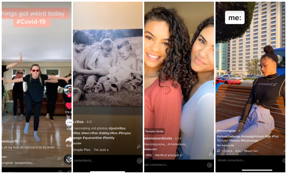 ¿Encerradx con tu familia? Éntrenle a estos *retos de TikTok*