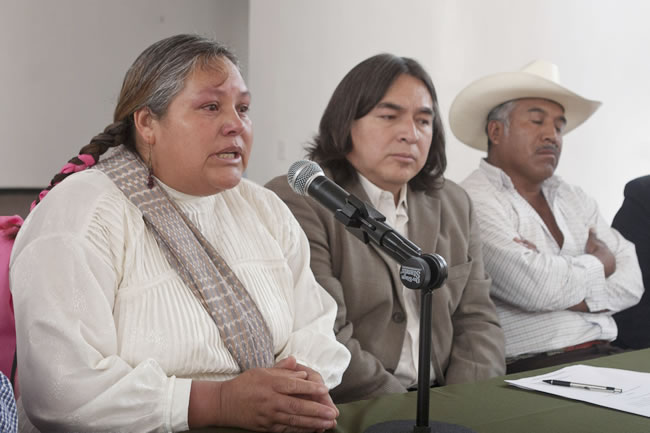 Indígena mazahua liberado pide castigo a fiscales y jueces