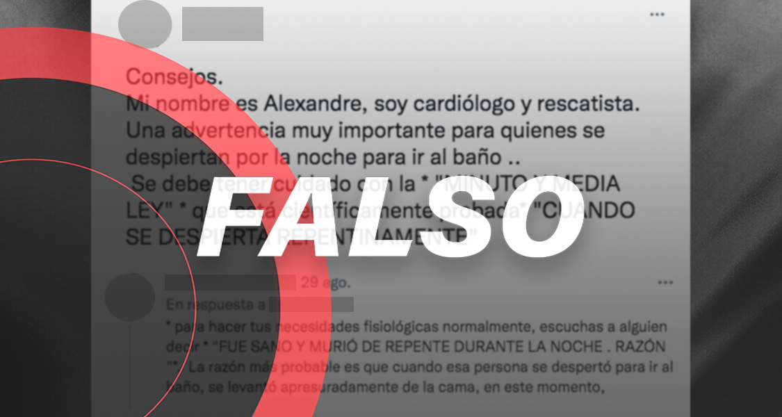 No existe la ley de un minuto y medio que evite riesgo al levantarse de prisa
