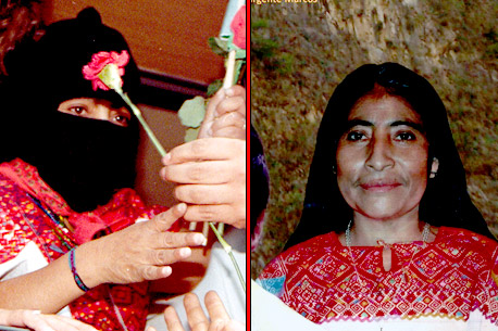 Comandanta Ramona sin máscara<br>a 5 años de su muerte
