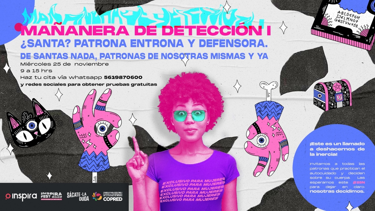 ¡Cuídate! Si eres morra, *puedes hacerte una prueba de VIH gratis*, checa dónde