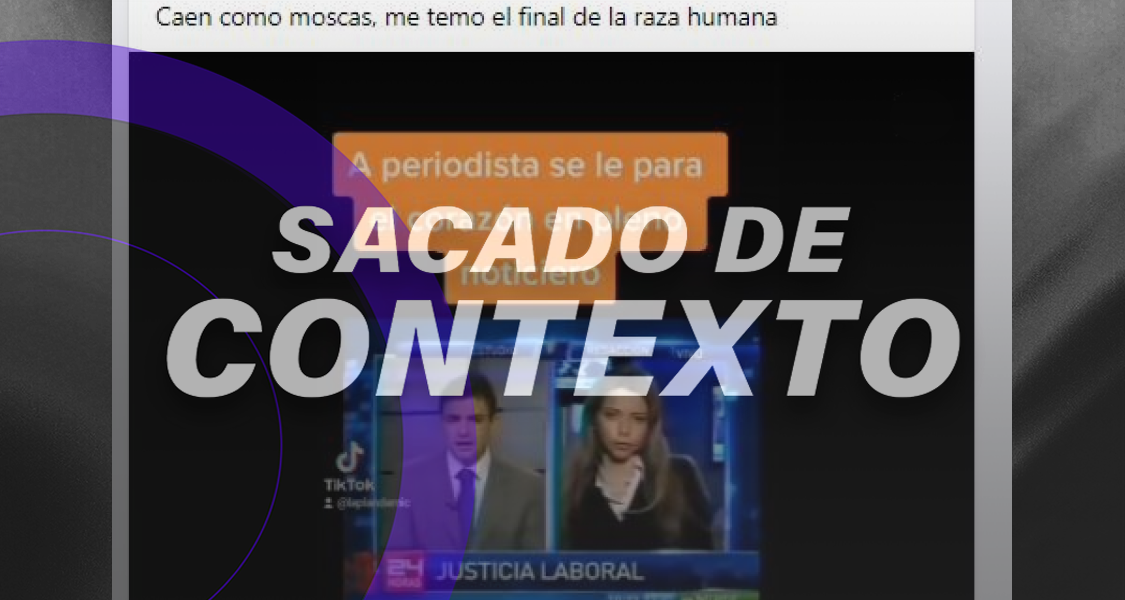 Esta periodista no se desmayó luego de vacunarse contra COVID