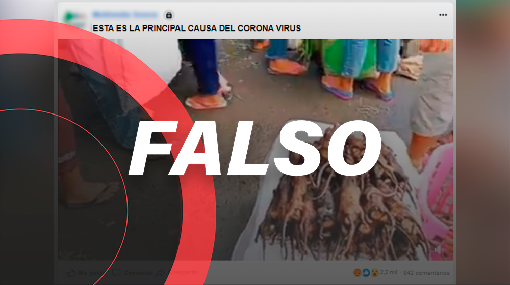 Es falso que en este mercado se originó el coronavirus