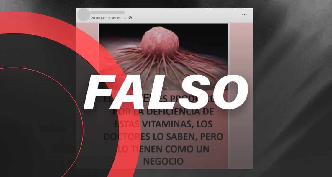 El cáncer no es causado por la falta de vitamina D