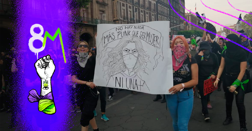 Madres, víctimas, estudiantes e indígenas marcharon ‪juntas este #8M‬