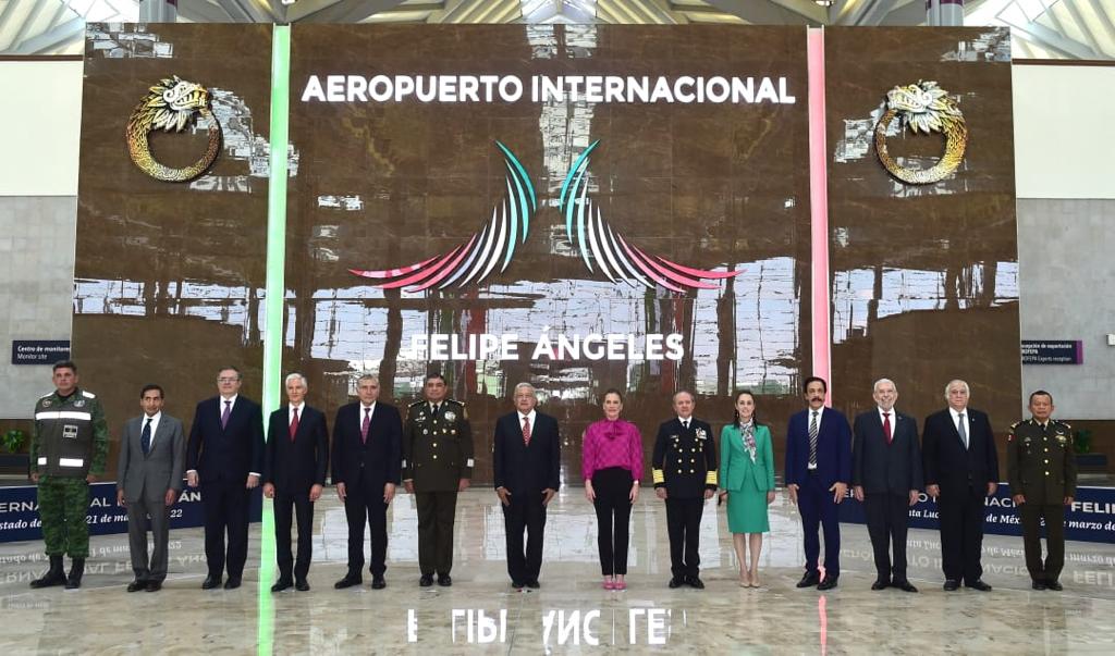 Se inaugura el AIFA: AMLO, Sheinbaum y gobernadores del PRI lo presumen