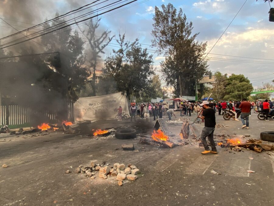 Bloqueos en San Gregorio se levantan tras suspensión de obras en la zona