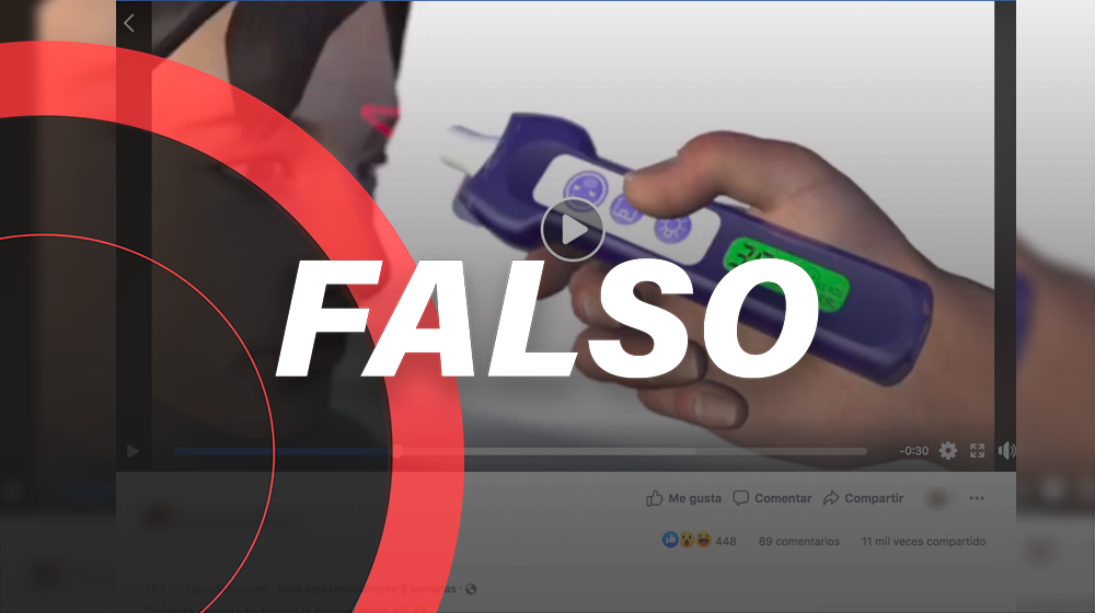 ¡Ojo! Es *falso que los termómetros infrarrojos* dañan la retina y matan tus neuronas