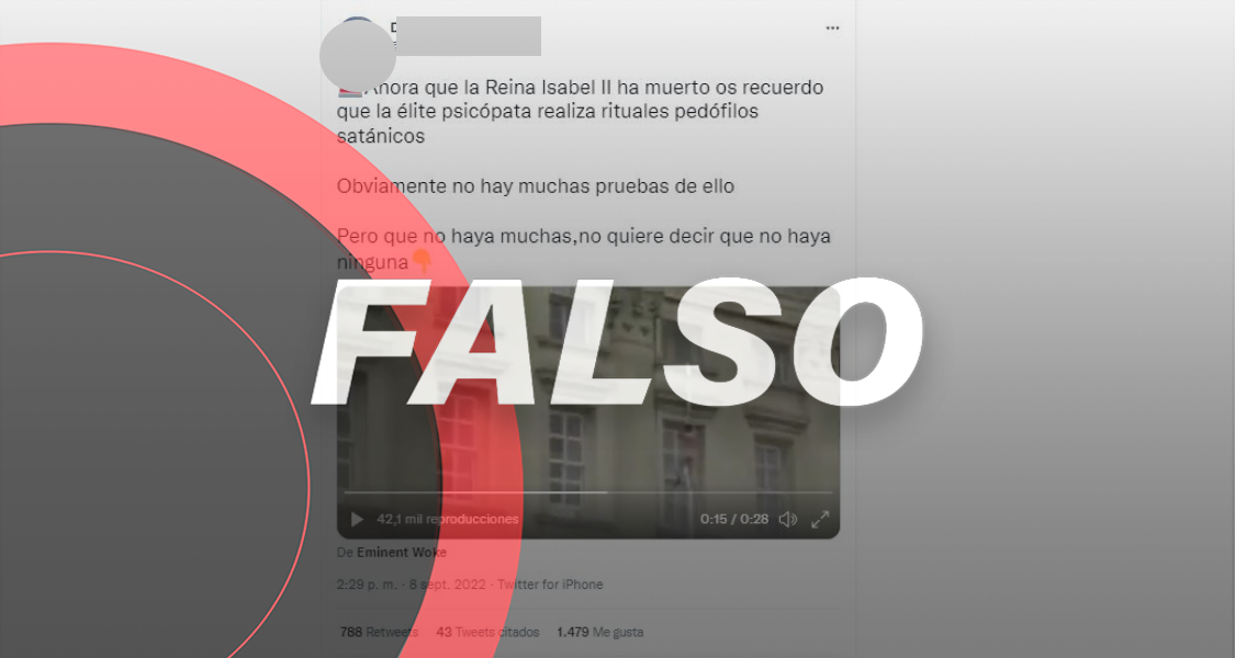 Este video de un escape del Palacio de Buckingham es una escena de TV