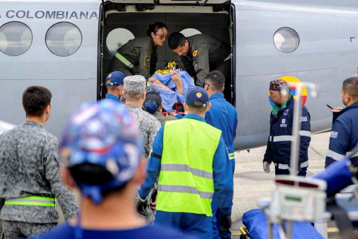 Accidente de avión militar en Colombia