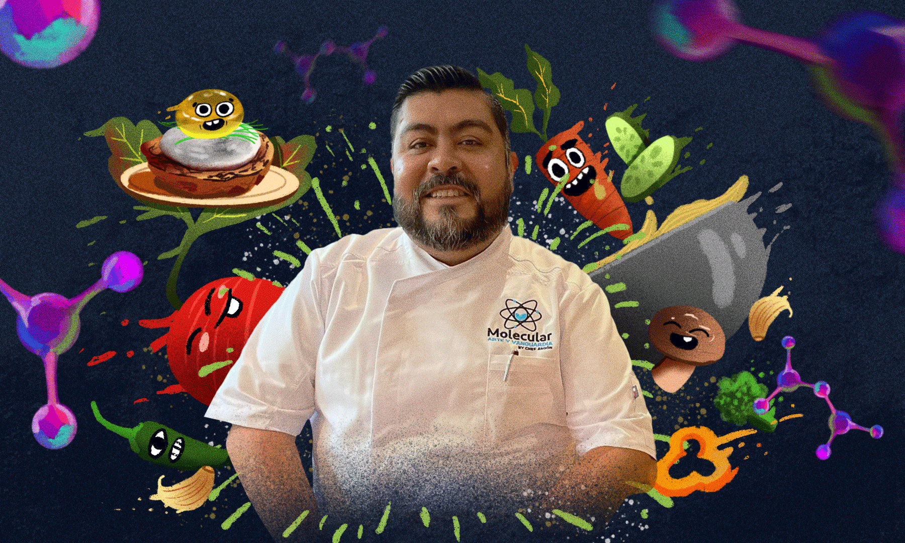 René Angón, el chef que lleva la cocina molecular al siguiente nivel