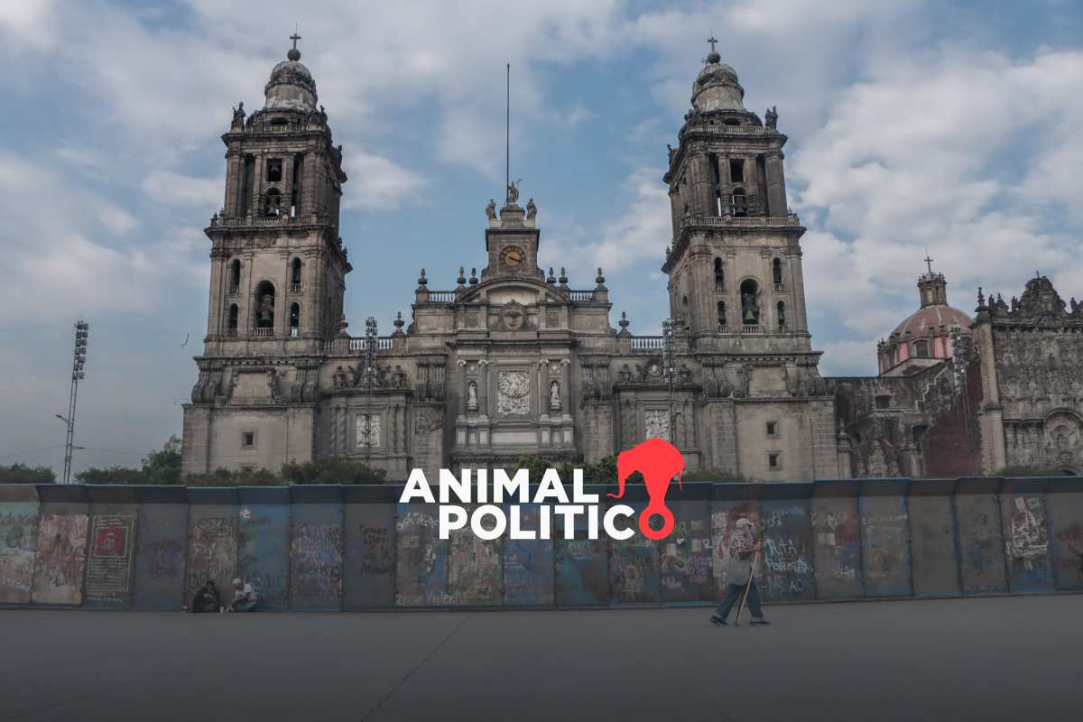 Blindan con vallas Palacio Nacional ante marchas y protestas de CNTE y Generación Z