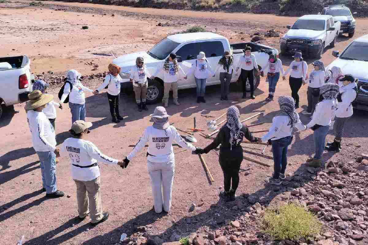 Buscadoras reportan el hallazgo de 8 cuerpos y fragmentos humanos en Guaymas, Sonora