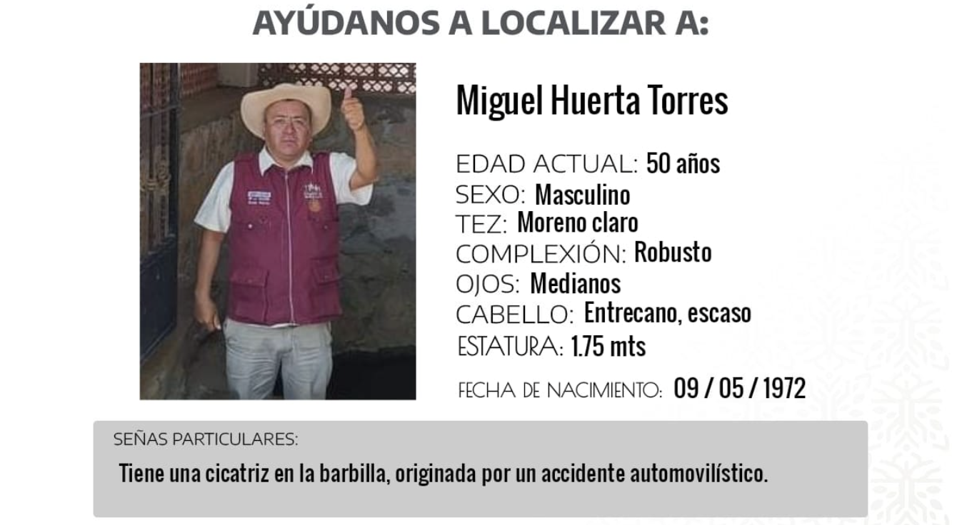Guerrero: Autoridades minimizan desaparición de Miguel Huerta, Servidor de la Nación en Taxco