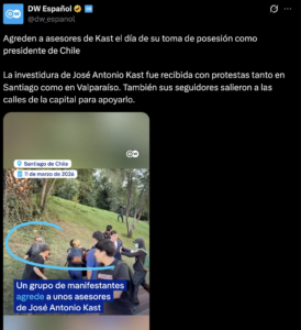 Fuente: Captura de pantalla de la publicación en X. 