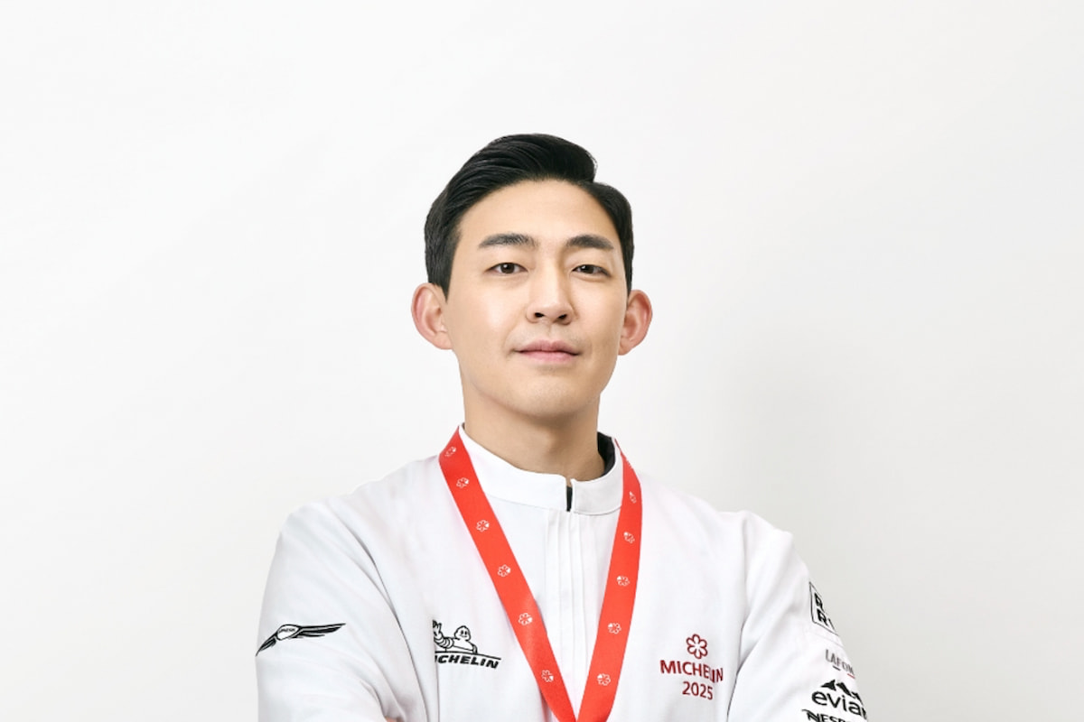 chef coreano con estrella Michelin