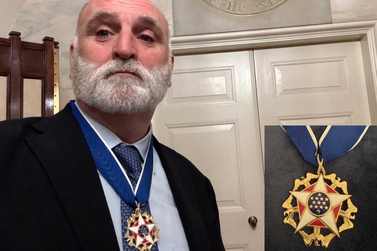Chef José Andrés recibe Medalla de la Libertad, máxima condecoración de EUA