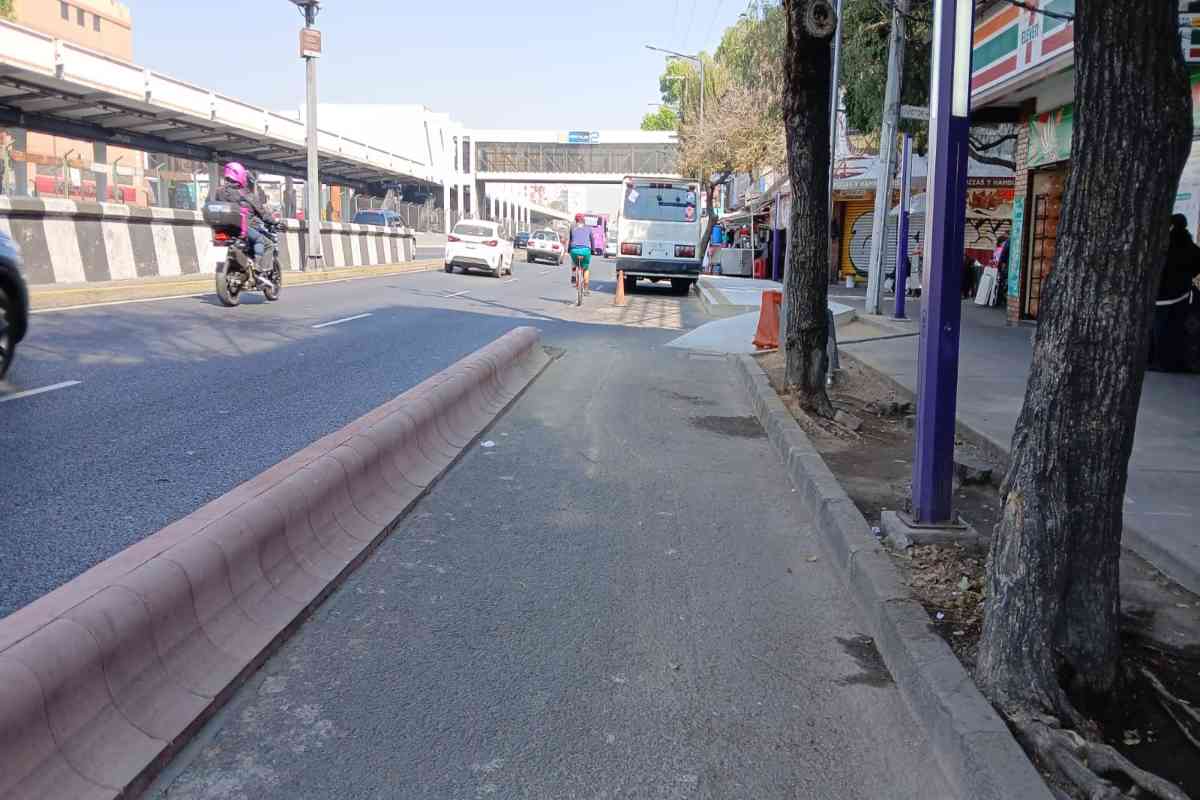 Ciclovía de Tlalpan: comercio desplazado, caos vial y riesgos para usuarios, saldo de obra urgente